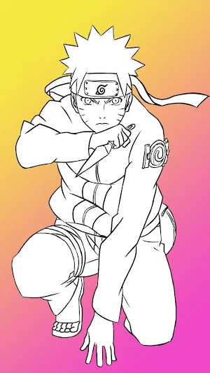How to draw Uzumaki Anime Screenshot 1