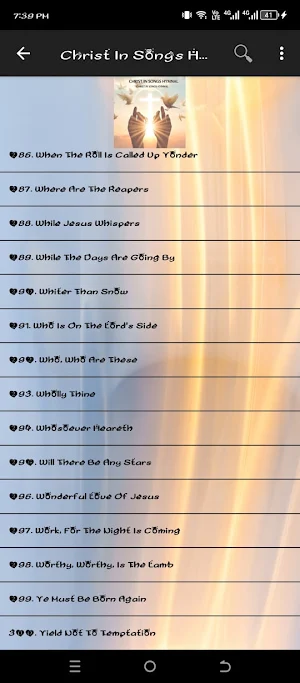 Christ In Song Hymnal Screenshot 2