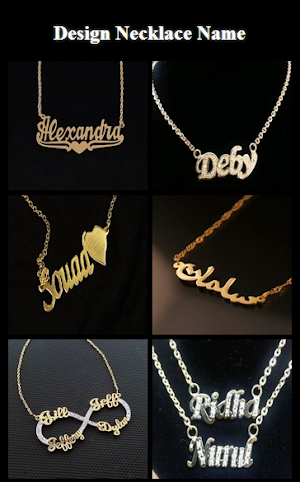 Design Necklace Name Screenshot 1