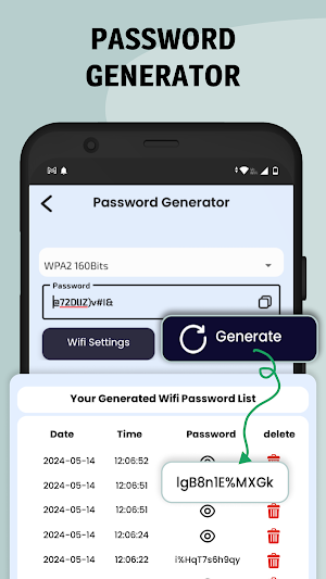 WIFI Lock : Password Generator Screenshot 2