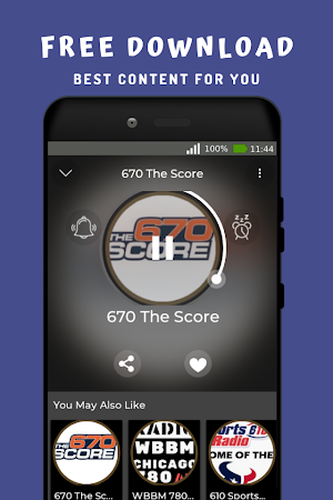 670 The Score Radio Chicago WSCR AM Listen Live Screenshot 1