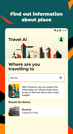 Travel AI — ai trip planner Screenshot 0