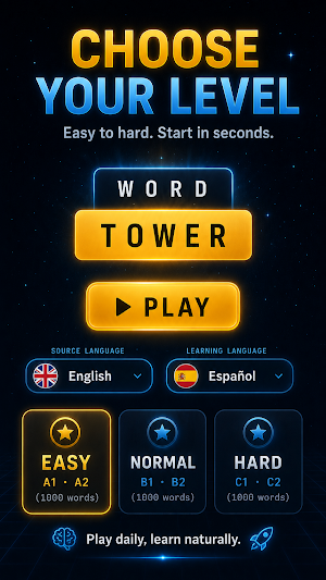 Word Tower: Play & Learn Screenshot 0