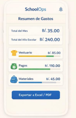 SchoolOps - Gestión Escolar Screenshot 2