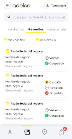 Adelco Sales Screenshot 1