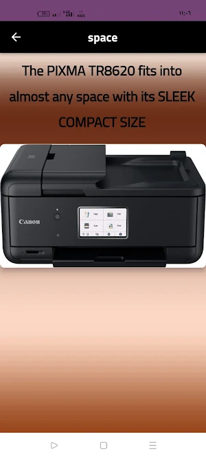 Canon TR8620a guide Screenshot 1
