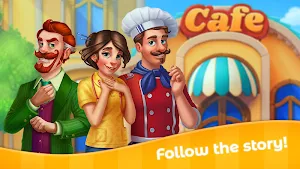 Grand Cafe Story－New Puzzle Match-3 Game 2021 Screenshot 3