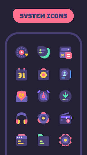 Mello Night Icon Pack Screenshot 1