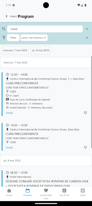 Congres Cardiologie Screenshot 2