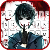 Creepy Bloody Painter Keyboard Theme