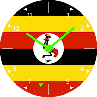Uganda Analog Watch Face