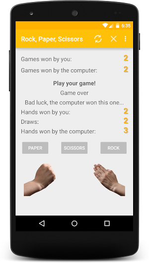 Rock, Paper, Scissors Screenshot 1