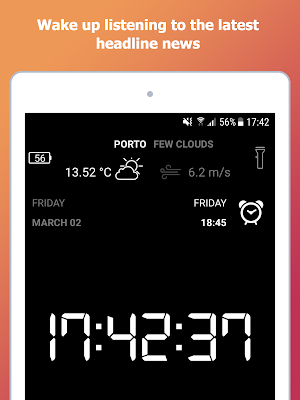 myAlarm Clock: News + Radio Alarm Clock for Free Screenshot 0