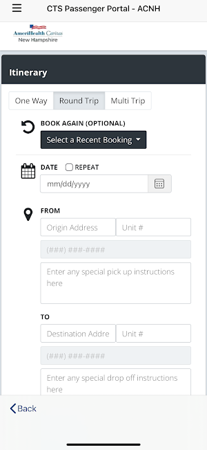 CTS Passenger Portal - ACNH Screenshot 2