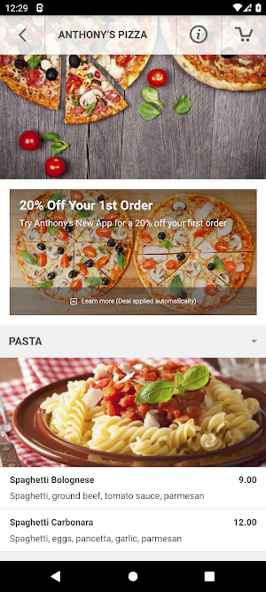 Anthony’s Pizza St Cloud Screenshot 2