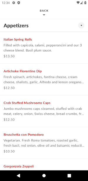 Pietro's Italian Restaurant Screenshot 2