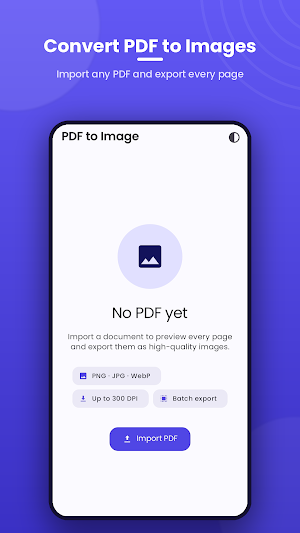 PDF to Image converter Screenshot 0