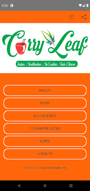 Curry Leaf Oslo Screenshot 0