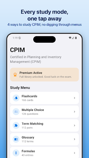 CPIM Exam Study Guide Screenshot 0