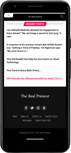 The Real Preneur - News App Screenshot 2