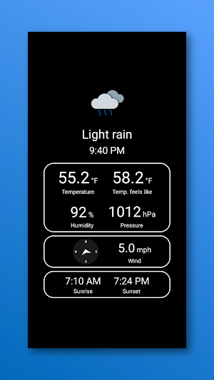 Weather Screensaver Screenshot 3