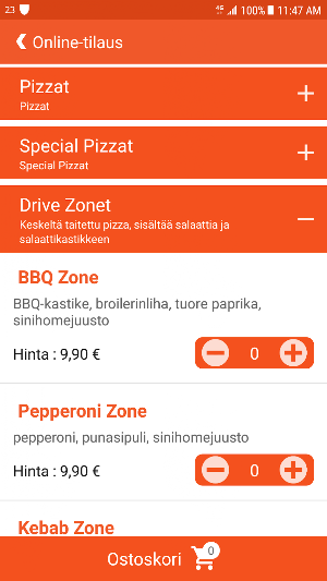 Pizza Drive - Vantaa Screenshot 2