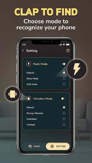 Clap to Find Phone with Flash Screenshot 3
