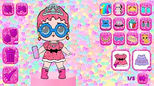 Cartoon Dolls Dress up Screenshot 3
