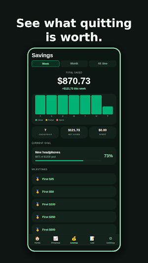Budless: Quit Weed Tracker Screenshot 3
