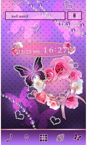 Pearl Hearts Theme +HOME Screenshot 0