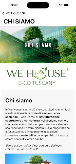 We House | E-co Tuscany Screenshot 1