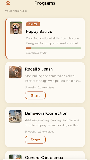 PuppyCoach: Dog Training Screenshot 1