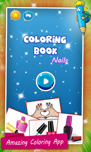 Nail Drawing Book Fashion Coloring Pages Screenshot 0