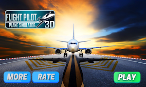 City Plane Driving Simulator: 3D Aeroplane Pilot Screenshot 0