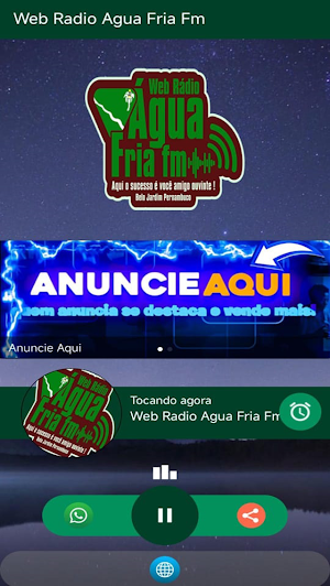 Web Radio Agua Fria Fm Screenshot 1