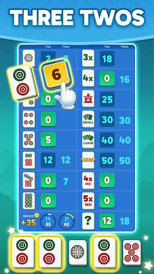 Yatzy Mahjong: Tile Dice Game Screenshot 2