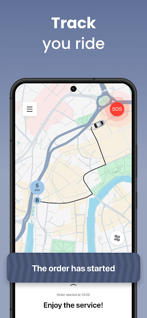 Bristol Airport Taxi: QRun App Screenshot 3