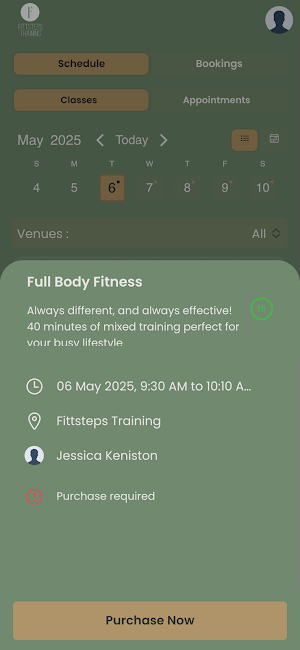 Fittsteps Training Screenshot 0