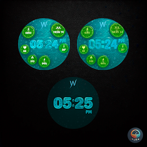 Lime Soda - watch face Screenshot 2