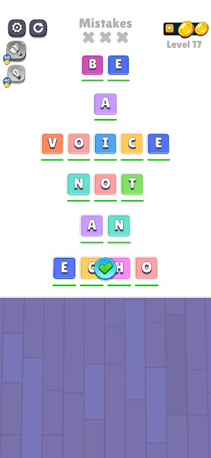 Words of Colors - Brain Puzzle Screenshot 3