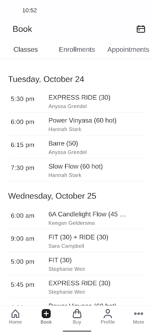 Fever Yoga Cycle Strength Screenshot 1