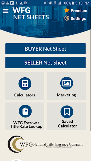 WFG Net Sheets Screenshot 0
