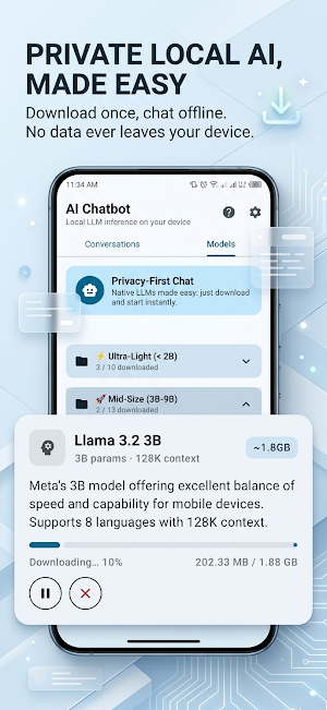 Local AI: Offline Chat & Image Screenshot 1