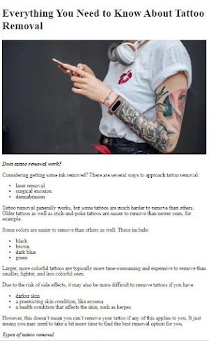 How To Remove Permanent Tattoo Screenshot 2