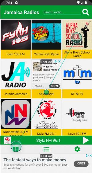 Jamaica Radios - Free Screenshot 0