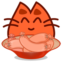 Cat fight. For food and glory