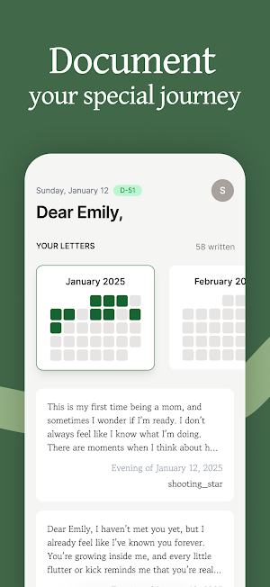 Dear Baby - Pregnancy Diary Screenshot 2