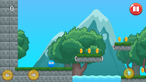 Blue & Red Pinky Ball Lovers Screenshot 1