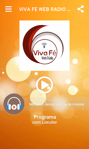 Viva Fé Web Rádio Screenshot 0