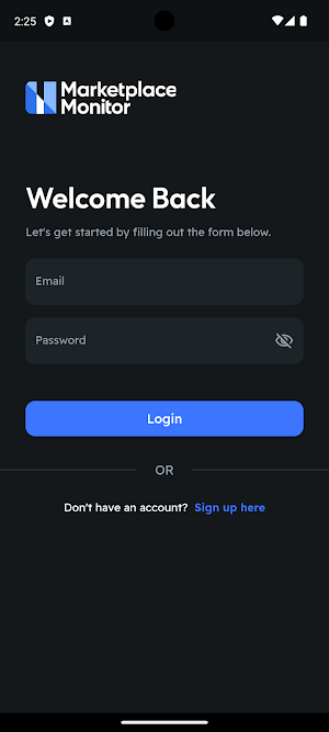 Marketplace Monitor Screenshot 0